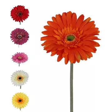 GERBERA artificiel 64 cm