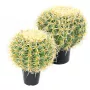 CACTUS artificiel BALL diam 30 à 48 cm ou  Golden Barrel Cactus
