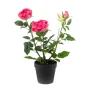 ROSIER artificiel EN POT 40 cm rose