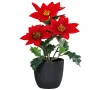 POINSETTIA artificiel 18 cm en pot