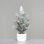 SAPIN artificiel enneigé 42 cm en pot