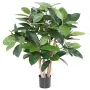 FICUS artificiel ELASTICA buisson ou caoutchouc 90 cm ANTI FEU