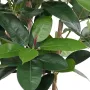 FICUS artificiel ELASTICA buisson ou caoutchouc 90 cm ANTI FEU