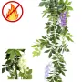 guirlande GLYCINE artificielle 180cm ANTI FEU